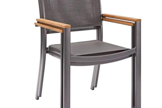 Cadira d'exterior d'alumini amb braços Oris