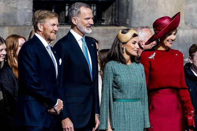 Felipe y Letizia con Guillermo y Máxima