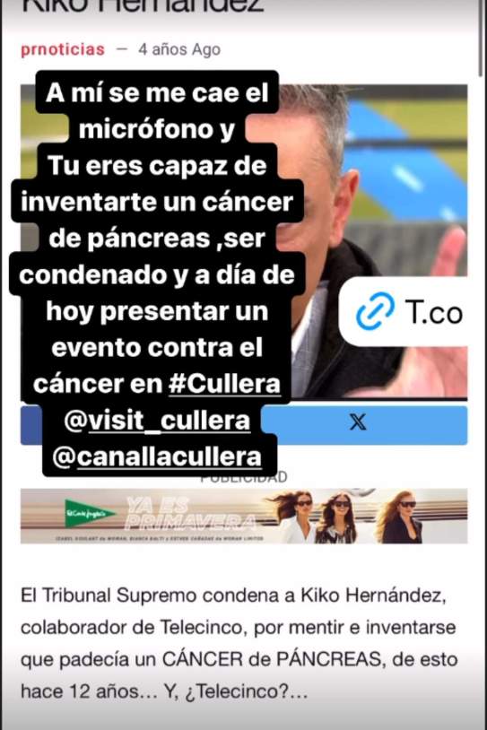 Stories Chayo Mohedano / Instagram Stories Chayo Mohedano / Instagram