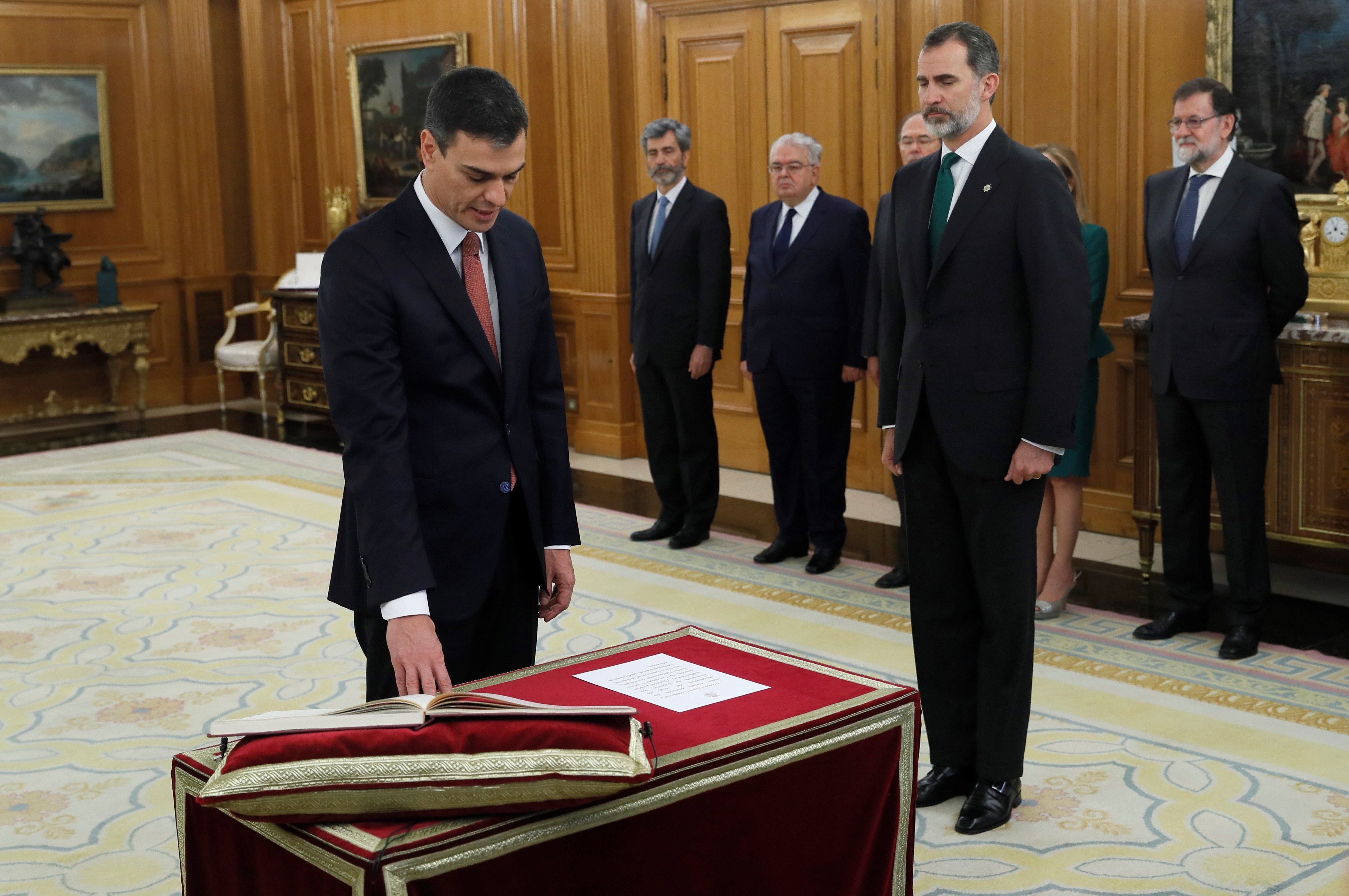 Sánchez, séptimo presidente de la democracia española