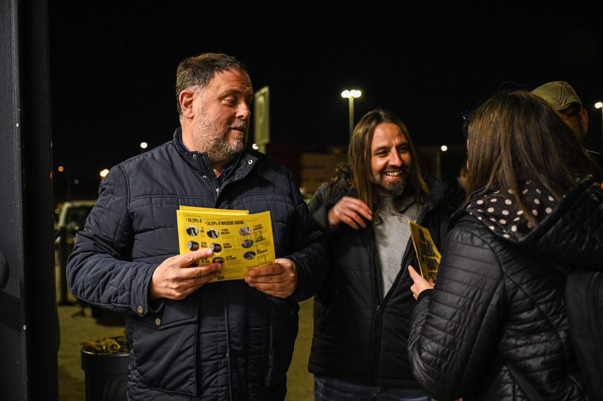 Junqueras se planta en la SEAT de madrugada y destaca el compromiso de ERC con la reindustrialización