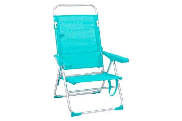 Silla de playa alta para un merecido descanso Silla de playa alta para un merecido descanso