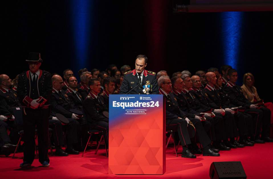 Eduard Sallent, cabeza|cabo|jefe del cuerpo de los Mossos / Pau Venteo