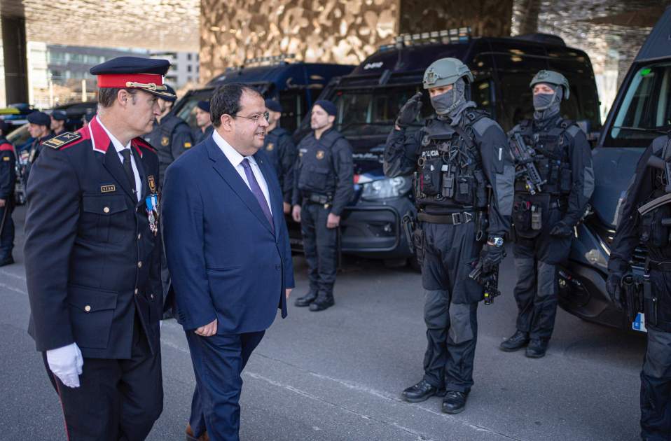 El conseller Elena i el comissari en cap, Eduard Sallent / Pau Venteo