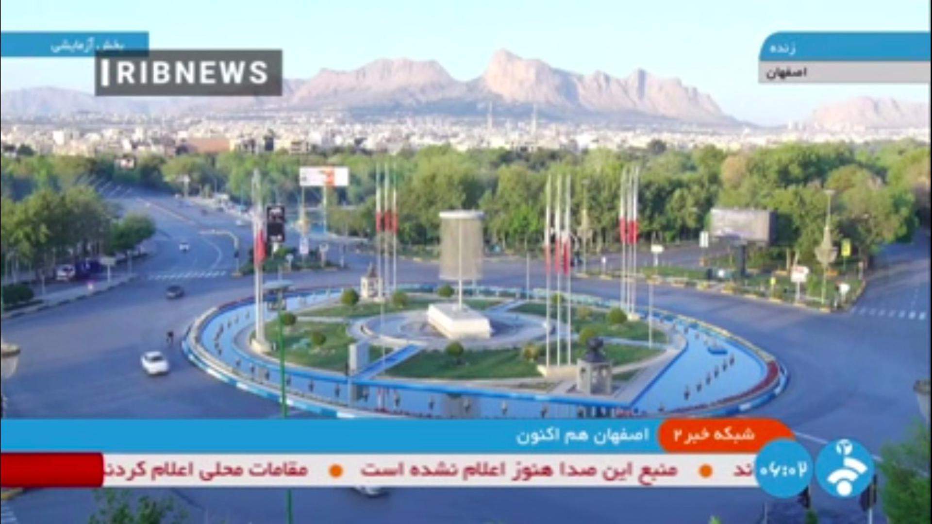 Imagen televisio Irán tranquilitat despres ataque Israel / Efe Imagen televisio Irán tranquilitat despres ataque Israel / Efe