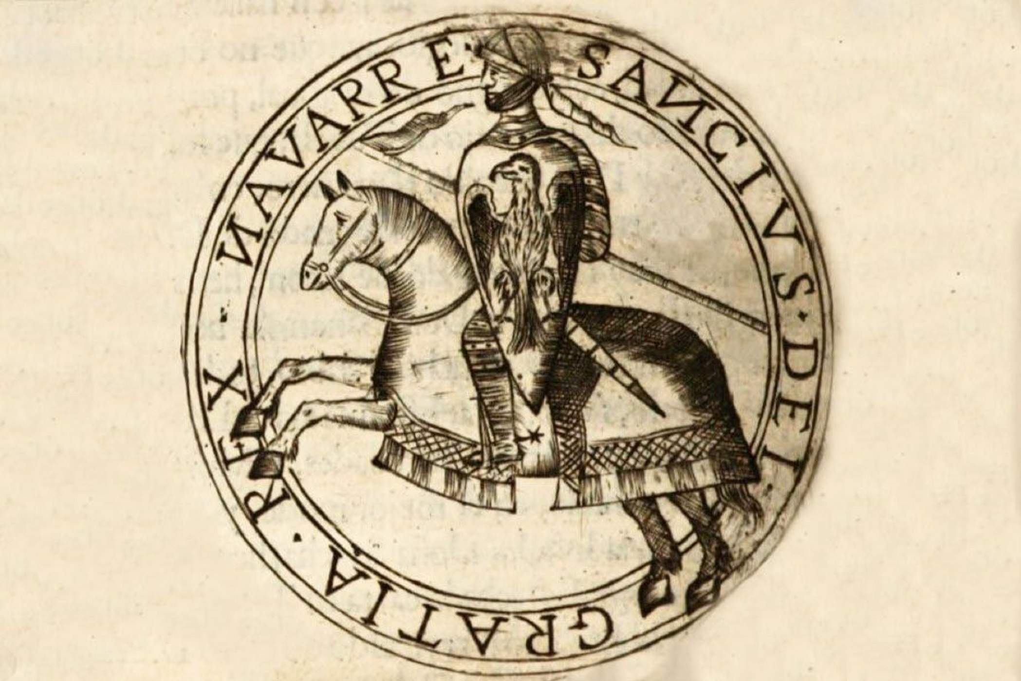Sanç VII, el rey navarro que cedió Álava a Castilla. Fuente Real Academia de la Historia (1)