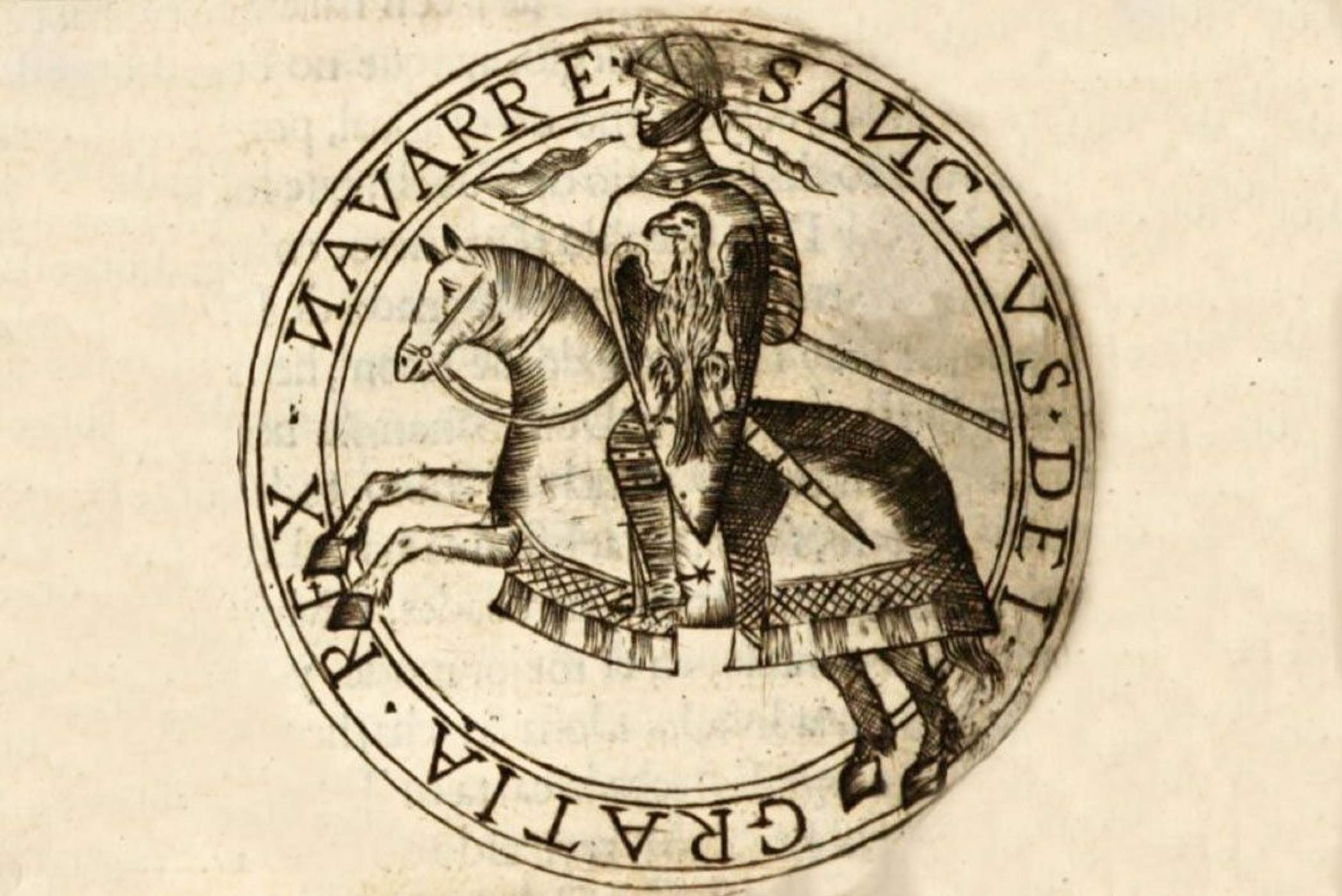 Sanç VII, el rey navarro que cedió Álava a Castilla. Fuente Real Academia de la Historia (1) Sanç VII, el rey navarro que cedió Álava a Castilla. Fuente Real Academia de la Historia (1)