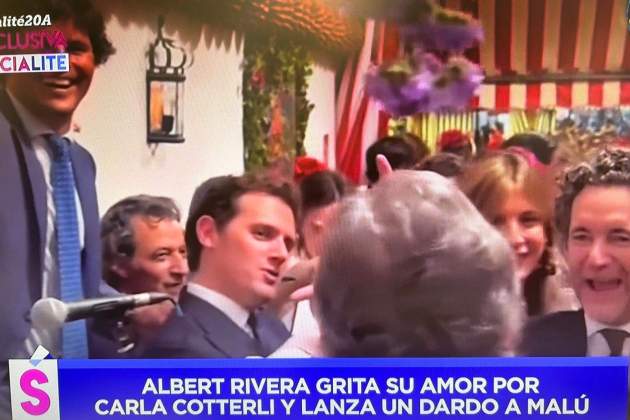 Albert Rivera gesto Hería telecinco