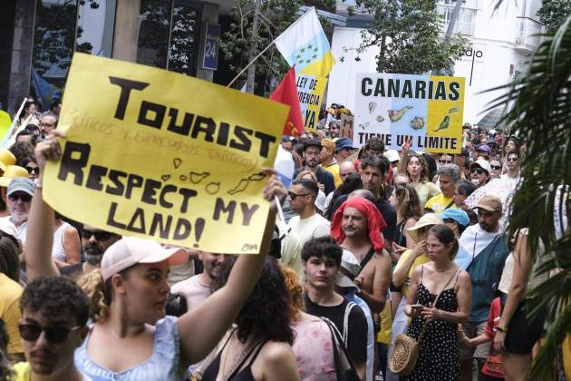 canarias manifestación turismo efe 2