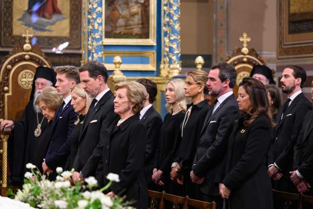 Sofia Nicolas Tatiana funeral Constantino II GTRES