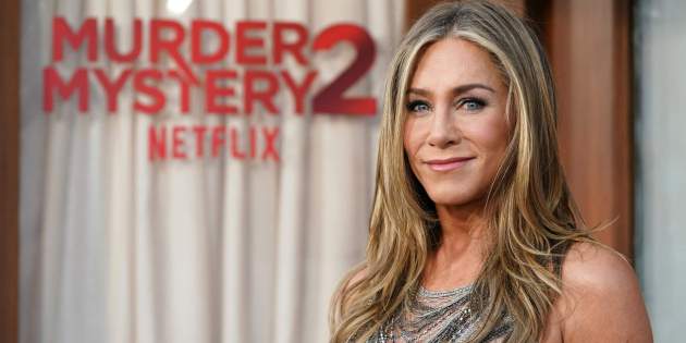 Jennifer Aniston con su corte de pelo habitual