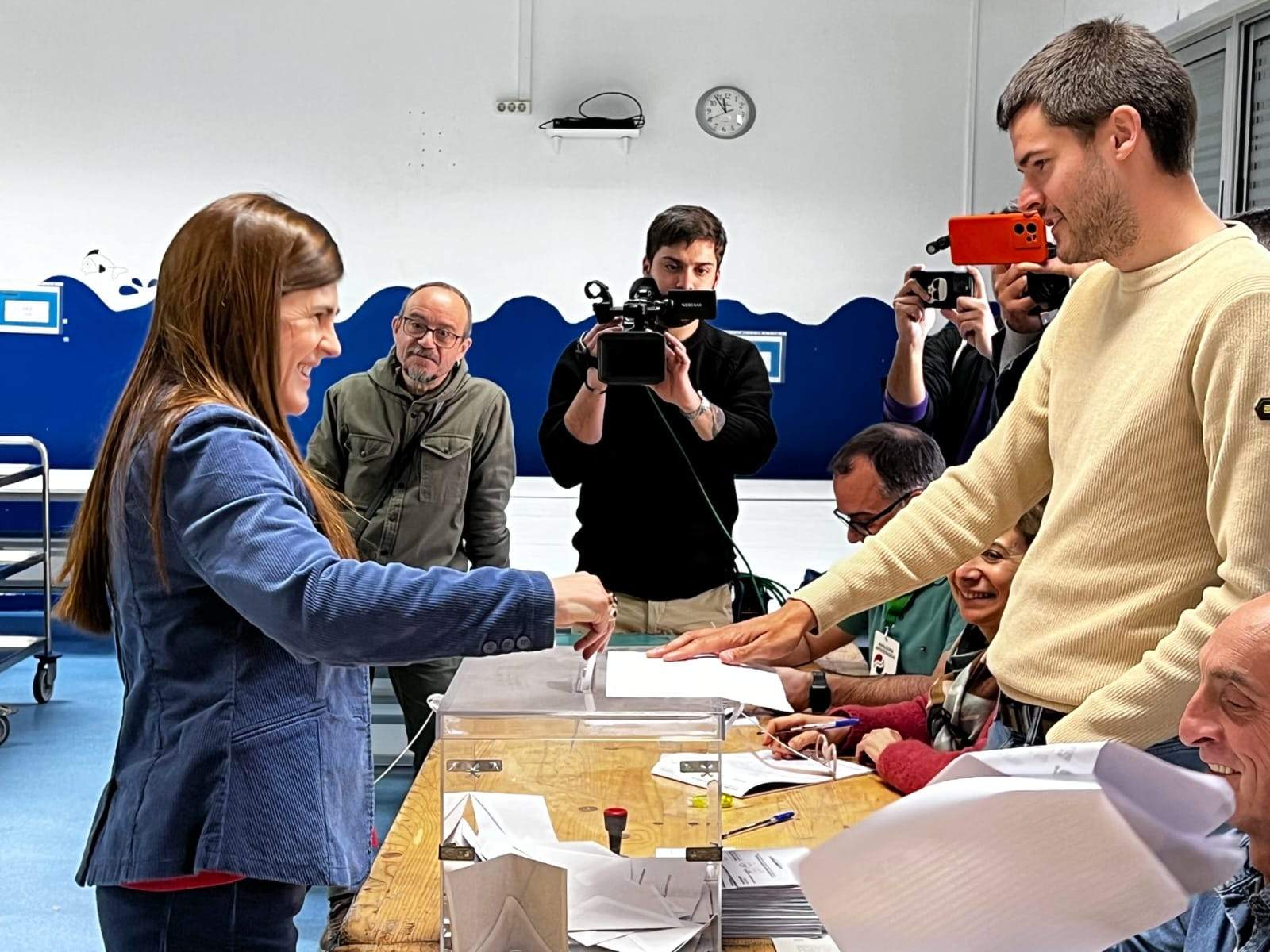 candidata podemo, Miren Gorrotxate vota