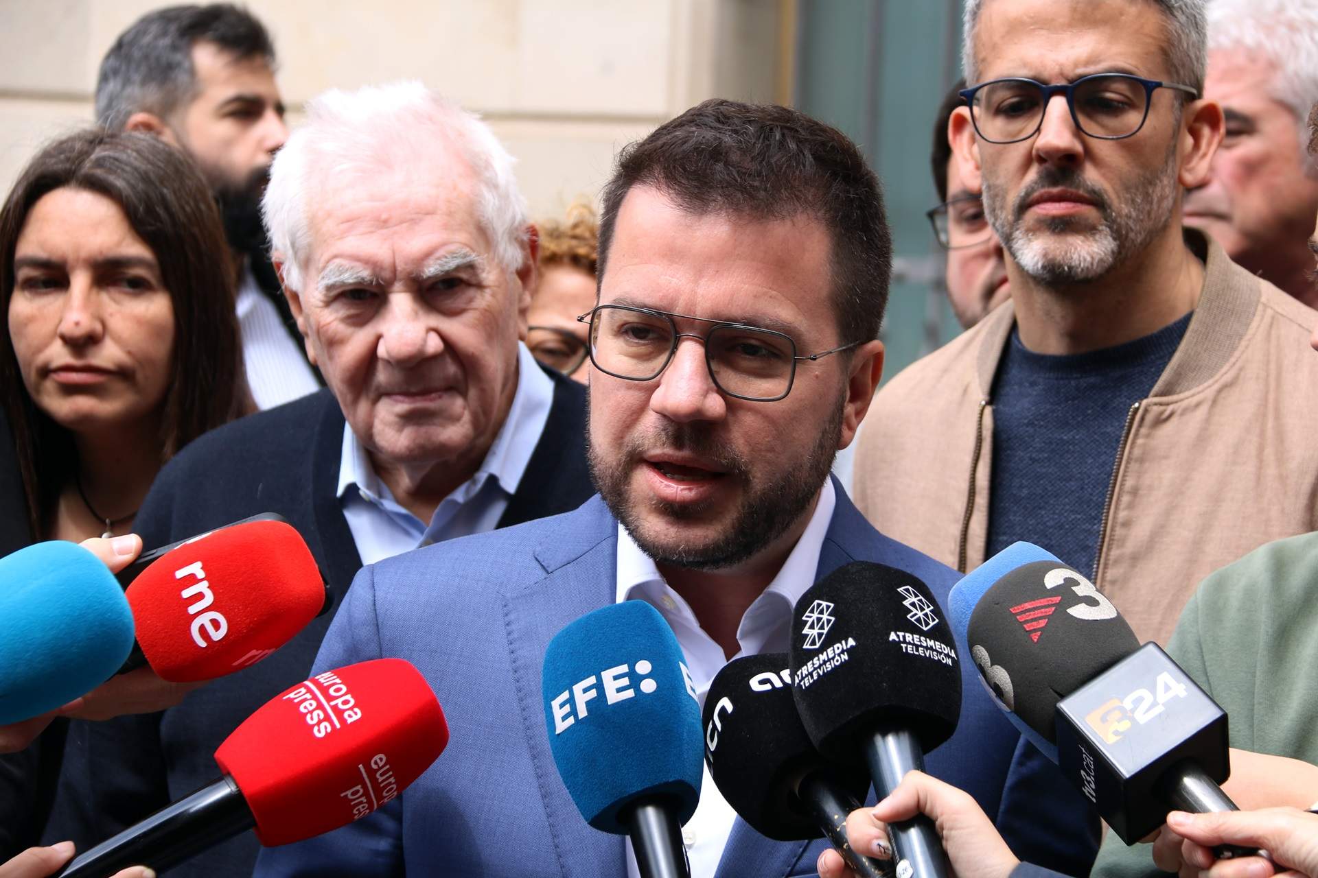 Pere Aragonès acusa Junts d'estar "molt lluny" de la unitat independentista