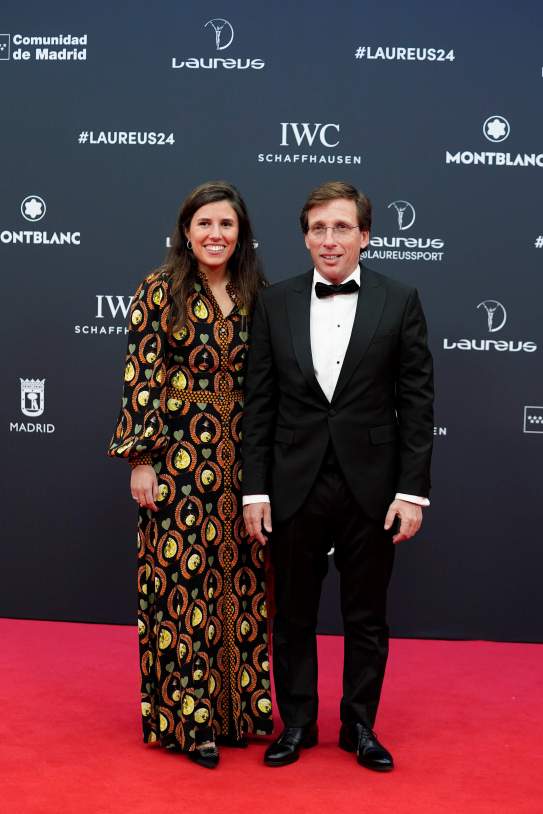 Almeida i Teresa Urquijo als Premis Laureus / Europa Press