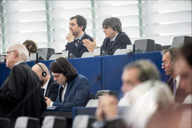 Sesión en el Parlamento Europeo