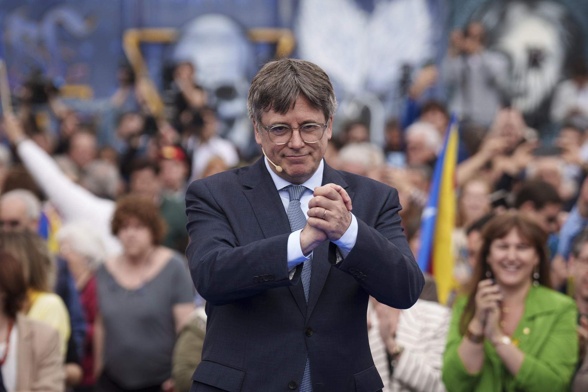 carles puigdemont a Elna / Foto: EFE