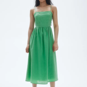Vestit midi en verda menta Vestit midi en verda menta