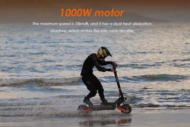 Motor de 1.000w y velocidad máxima de 55kmh Motor de 1.000w y velocidad máxima de 55kmh