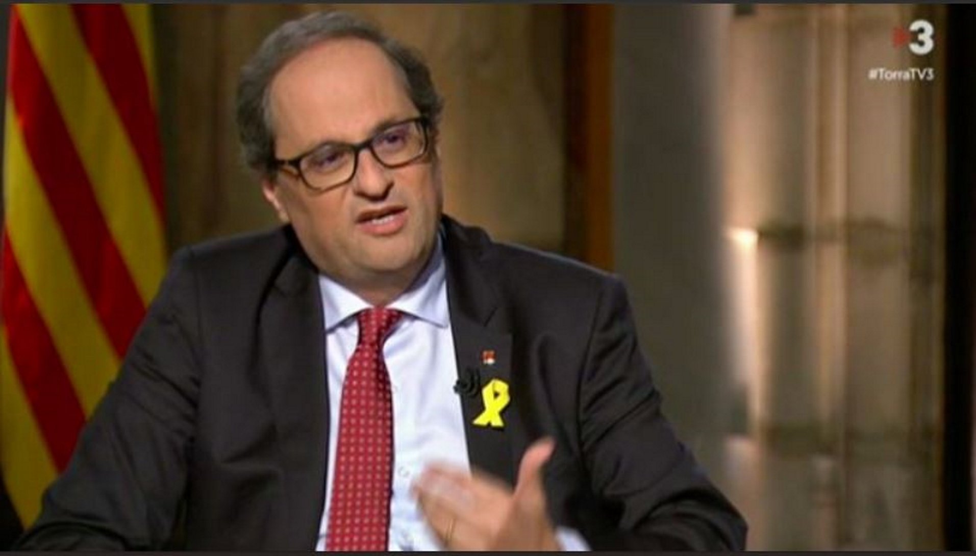 Torra pide a Cospedal que respete el derecho de los catalanes a la autodeterminación