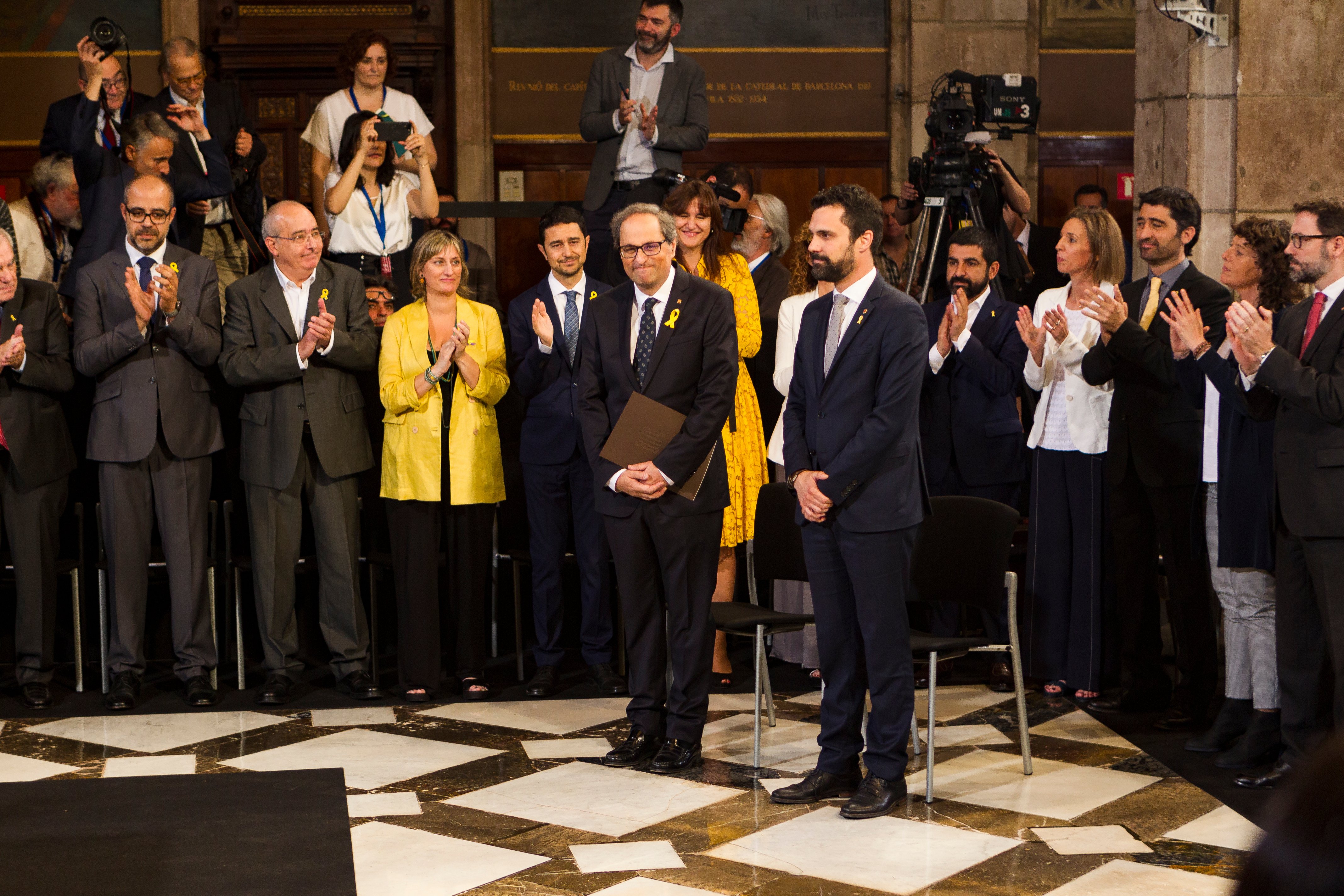 El Supremo archiva la querella de Torra contra Rajoy por no publicar en el DOGC a los consellers