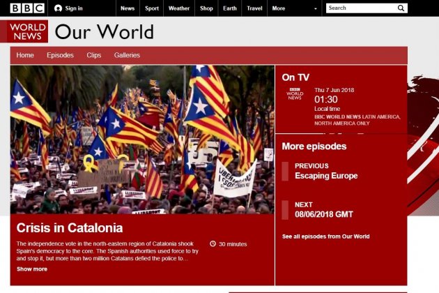 Reportatge procés BBC