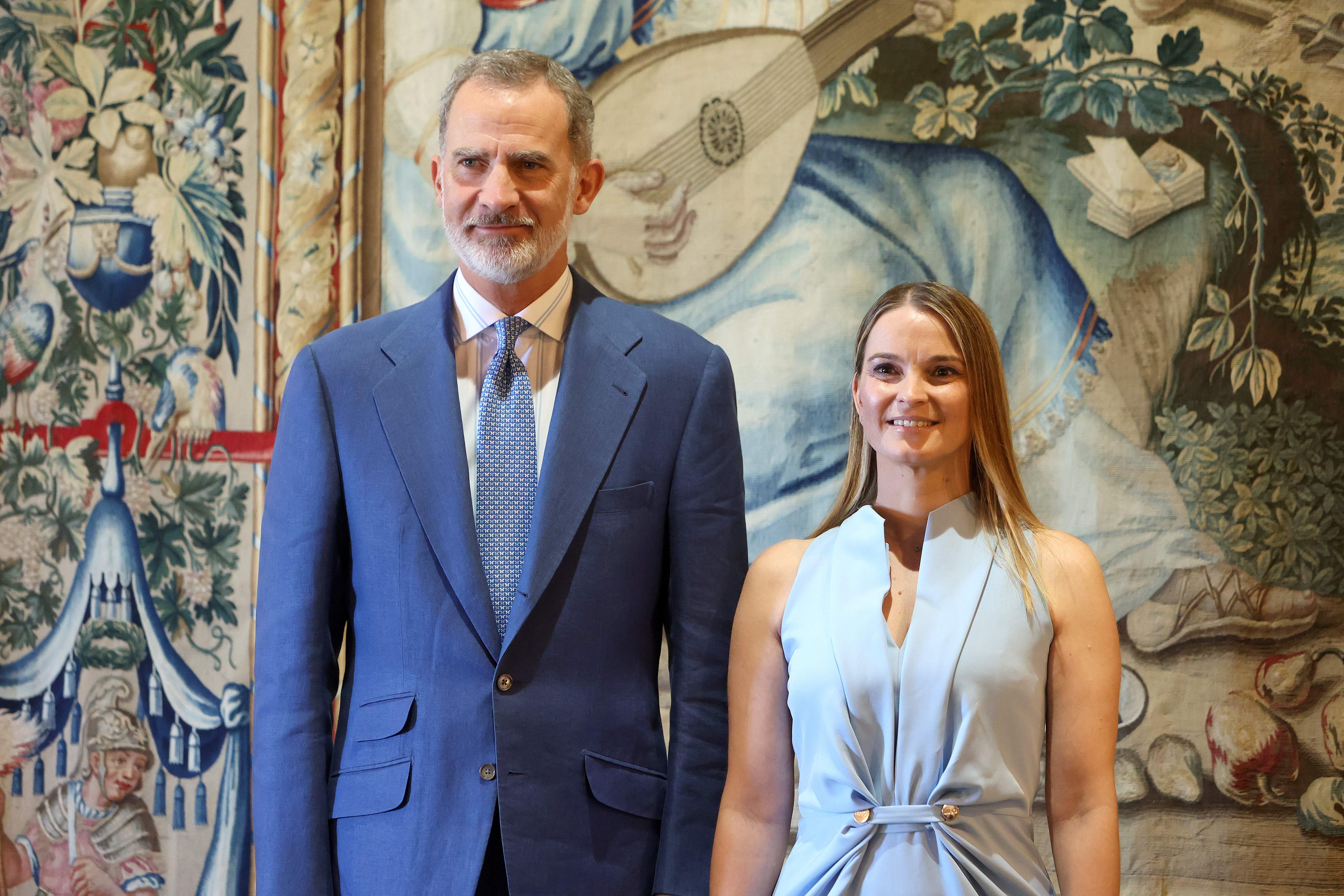 Rei Felip VI amb presidenta balear, Marga Prohens / Europa Press