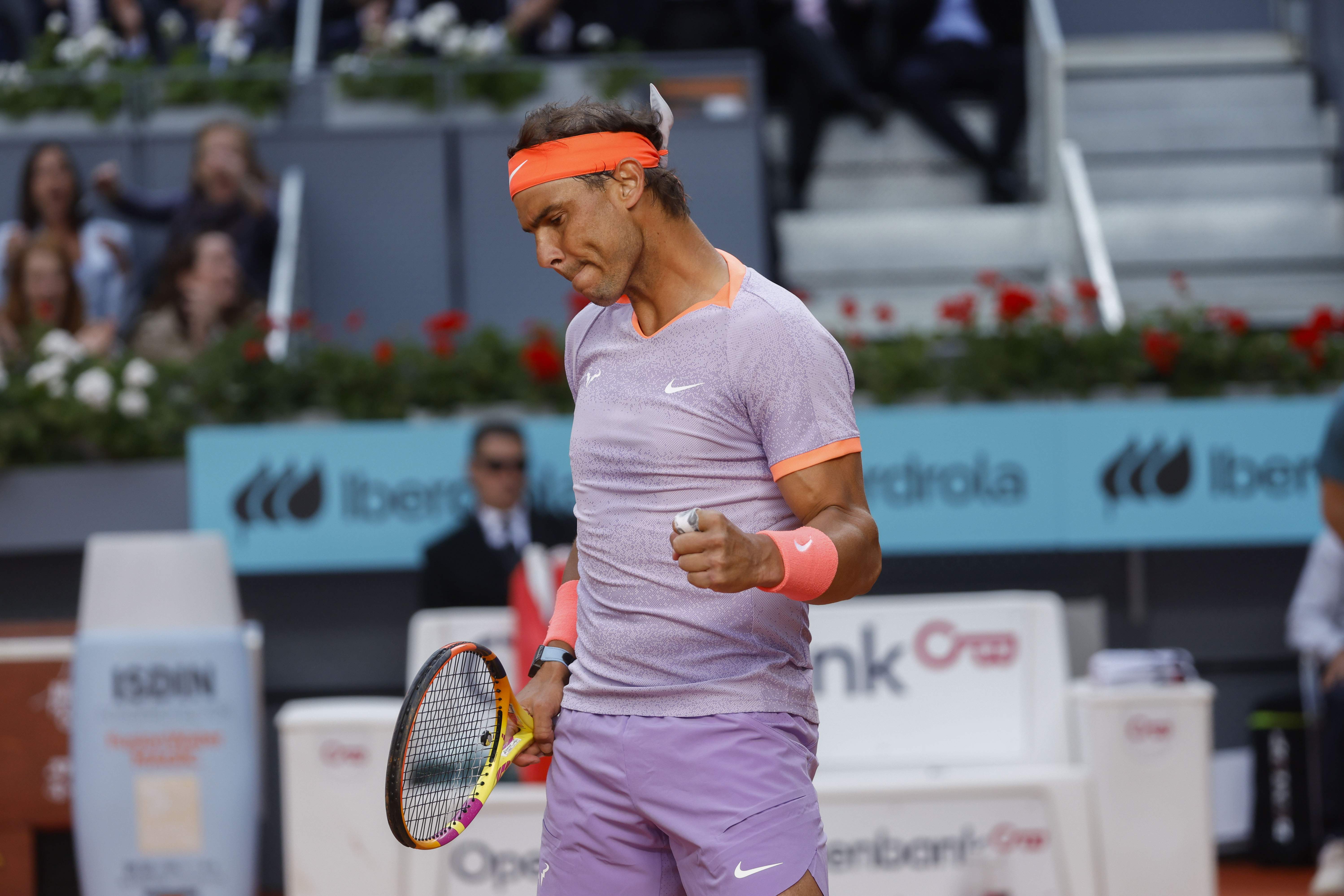 Rafa Nadal debuta en el Mutua Madrid Open amb una aclaparadora victòria contra Blanch (1-6 i 0-6)