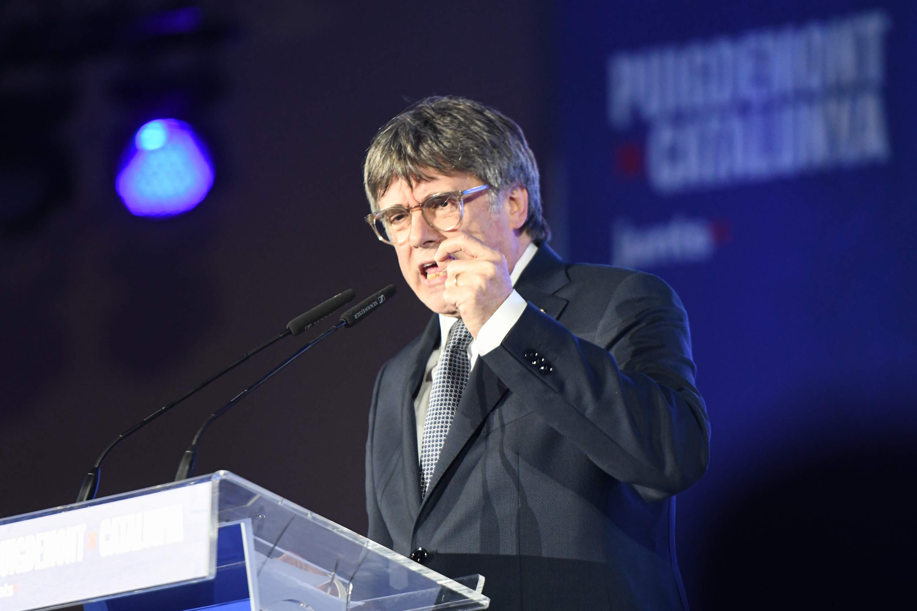 Candidat Junts Carles Puigdemont, acte inici campanya Argelers / Europa Press