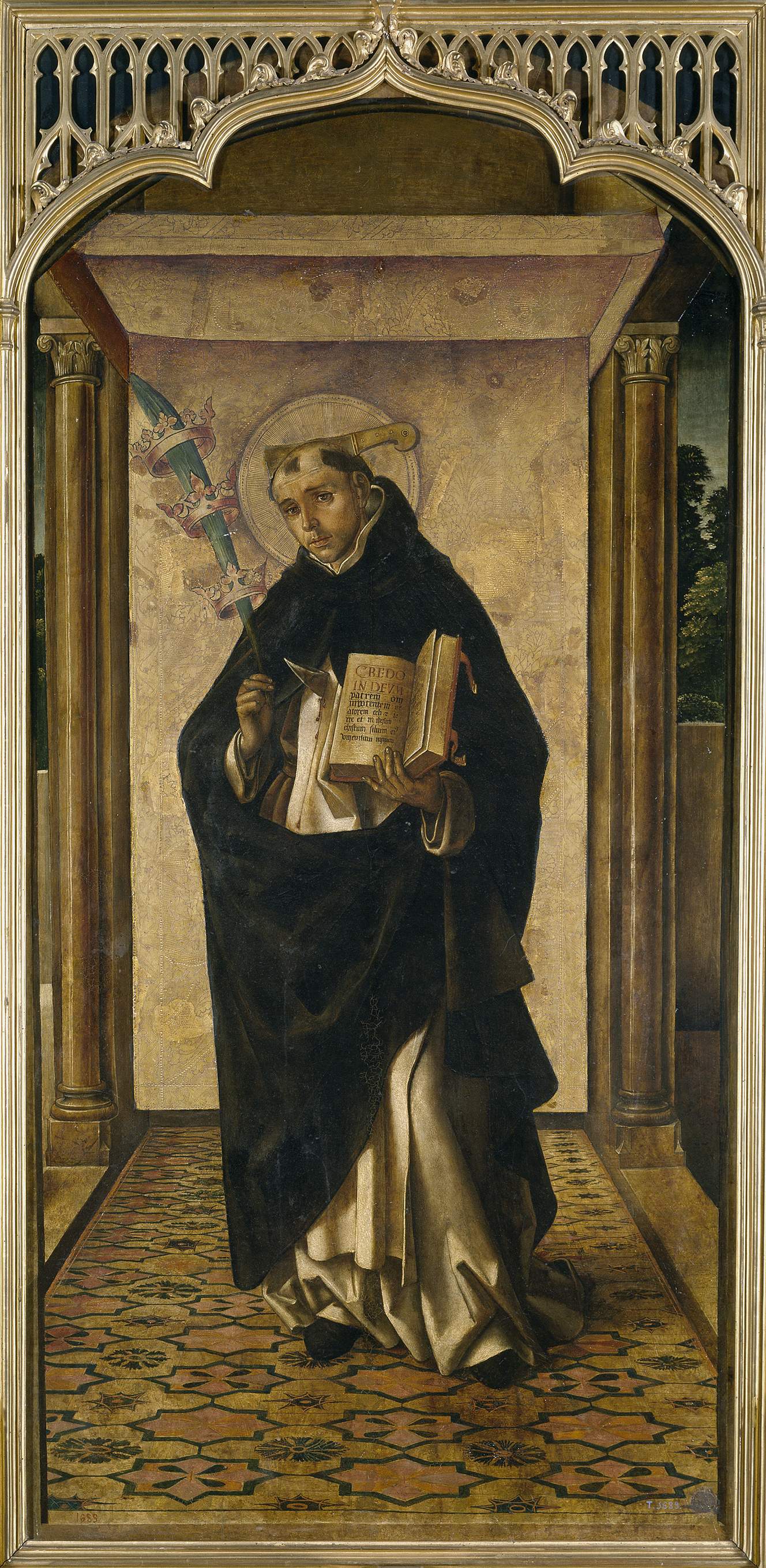 Sant Pere Martir, Pedro Berruguete Sant Pere Martir, Pedro Berruguete