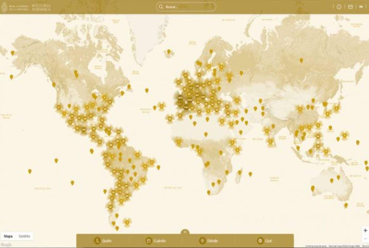 Los mapas también sirven para aprender historia