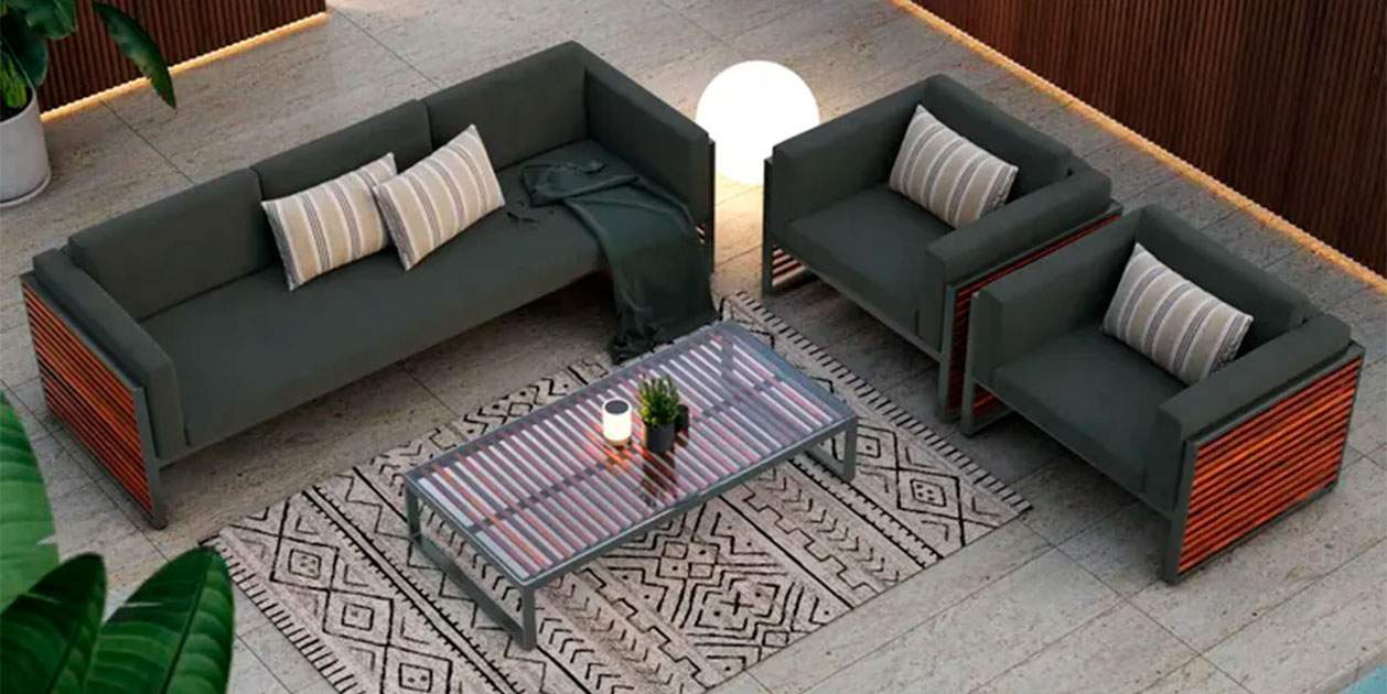 Este sillón de jardín de aluminio es matrícula de honor en diseño y está en Leroy Merlin