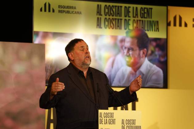 Oriol Jungueres, en l'acte de campanya de l'Hospitalet Oriol Jungueres, en l'acte de campanya de l'Hospitalet