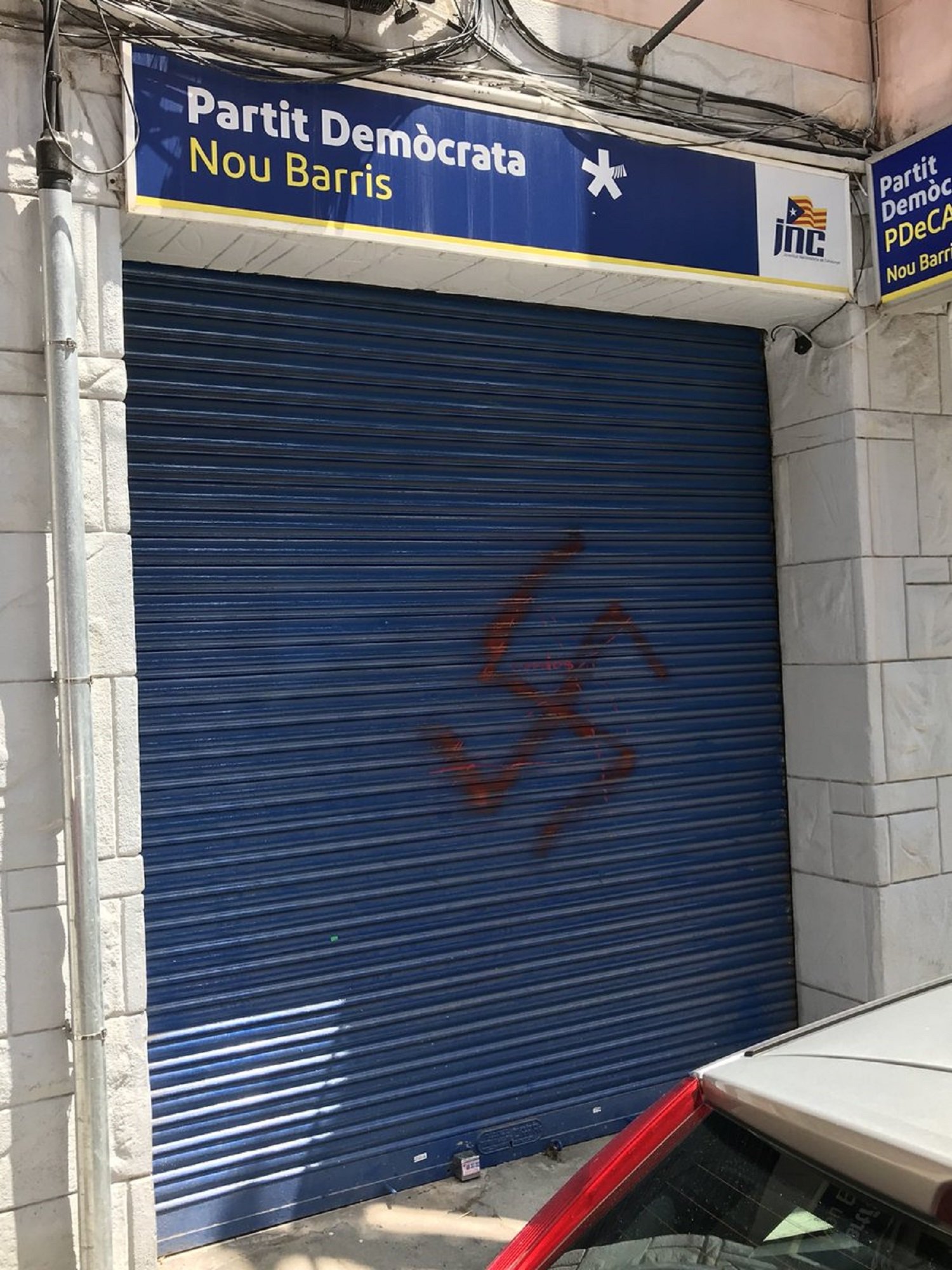 Nuevo ataque vandálico a la sede del PDeCAT de Nou Barris