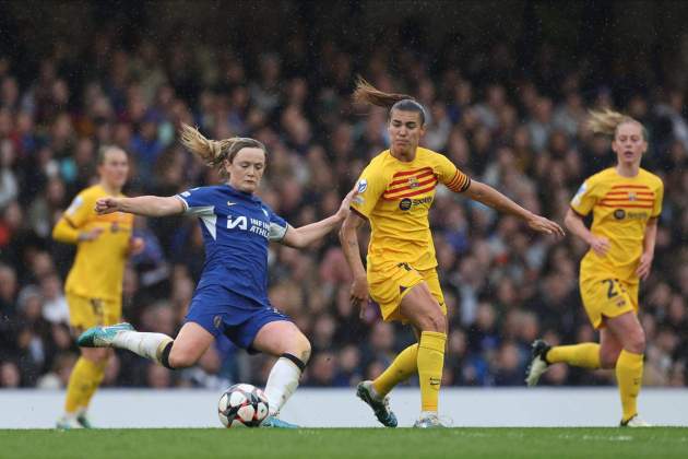 Erin Cuthbert Patri Guijarro Chelsea Barça femenino / Foto: EFE Erin Cuthbert Patri Guijarro Chelsea Barça femenino / Foto: EFE
