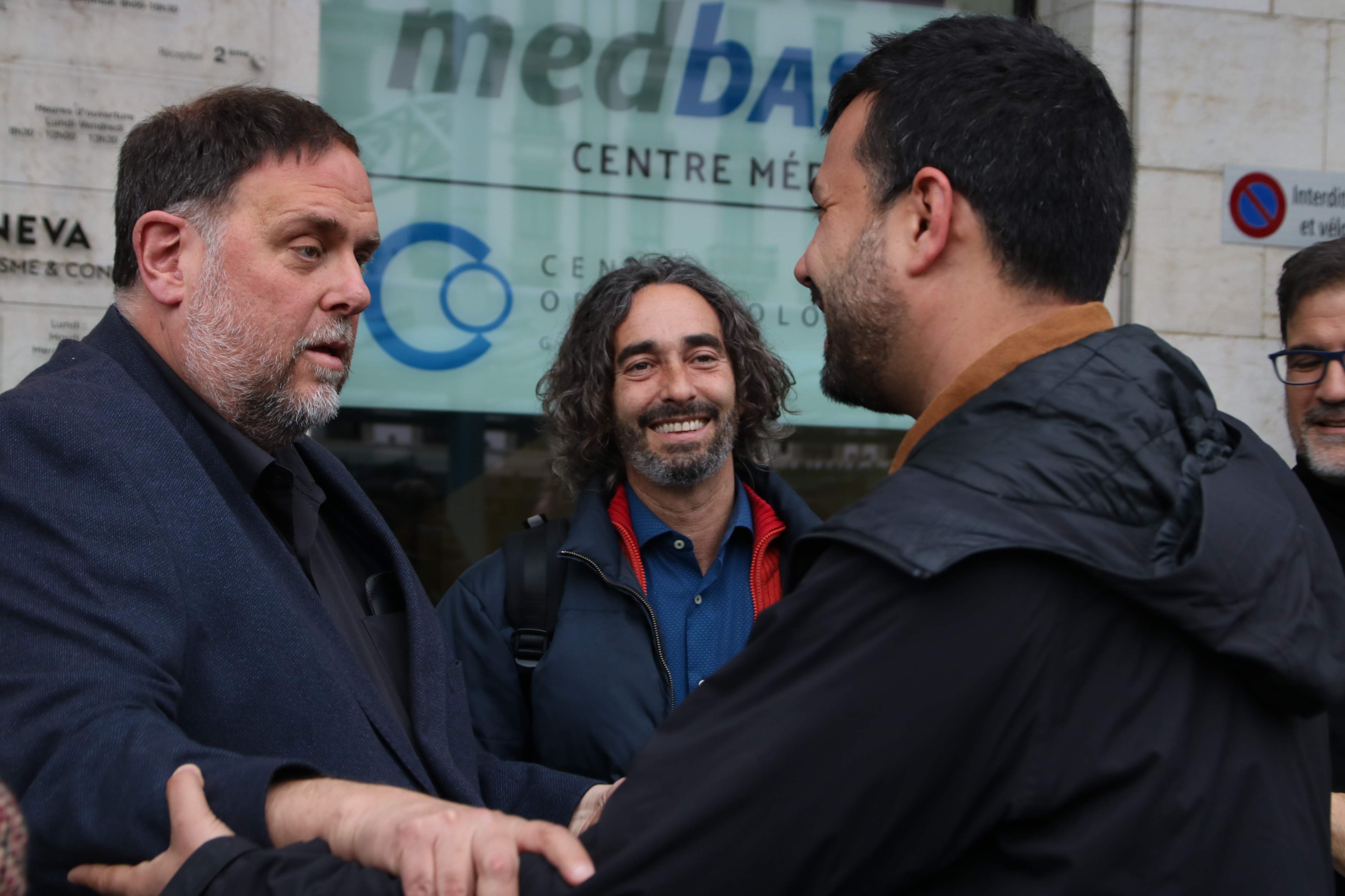 Oriol Junqueres, amb el presient d'ERC Oriol Junqueras (Bernat Vilaró, ACN)