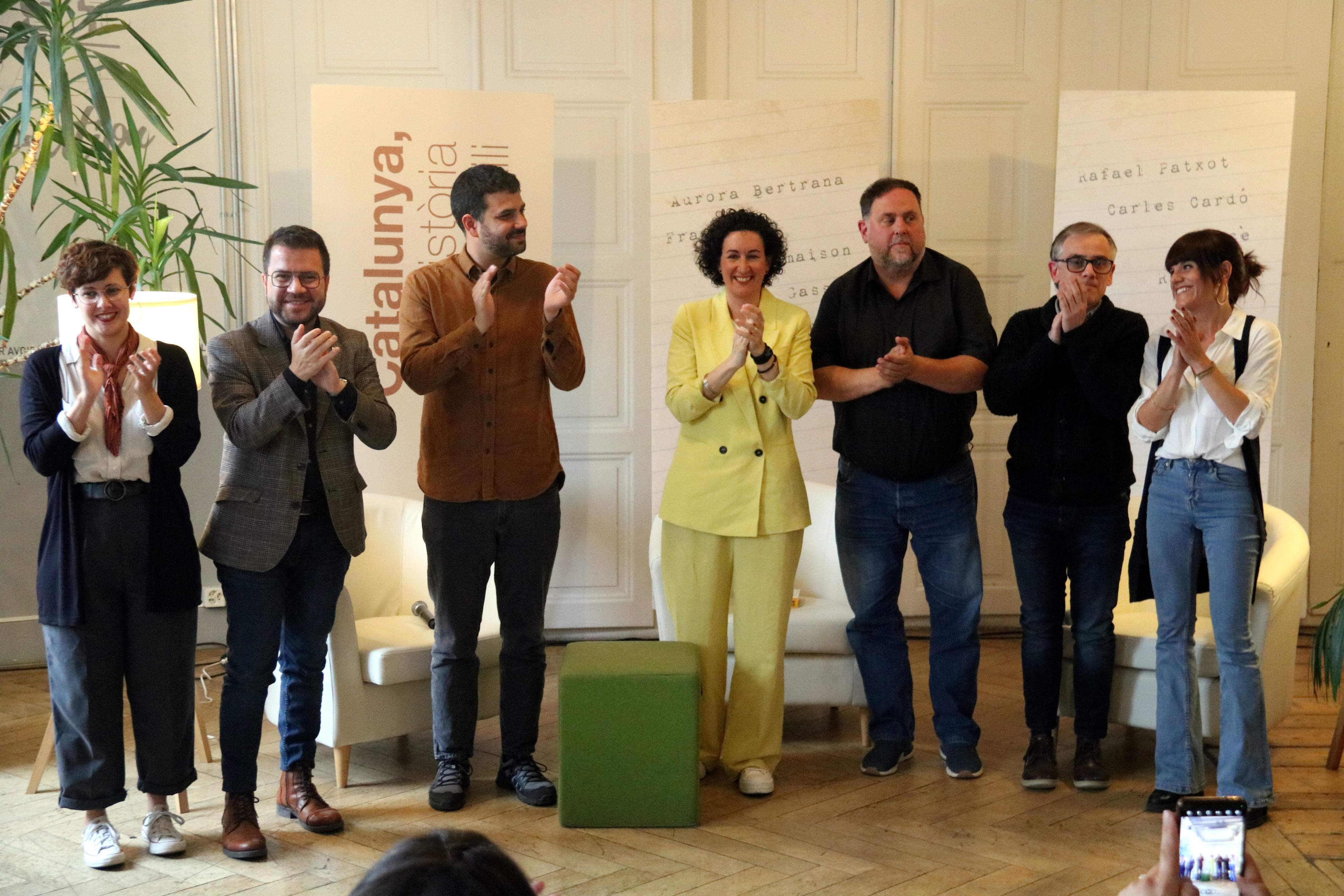 ERC es reivindica a l'exili clamant contra el "culte a la personalitat" dels projectes febles