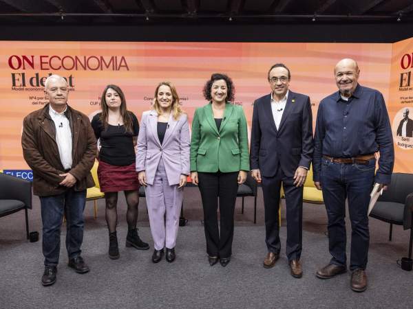  Debat oneconomia foto familia politics romero, gallego, rull, mas, rodriguez, vega / Foto: Carlos Baglietto
