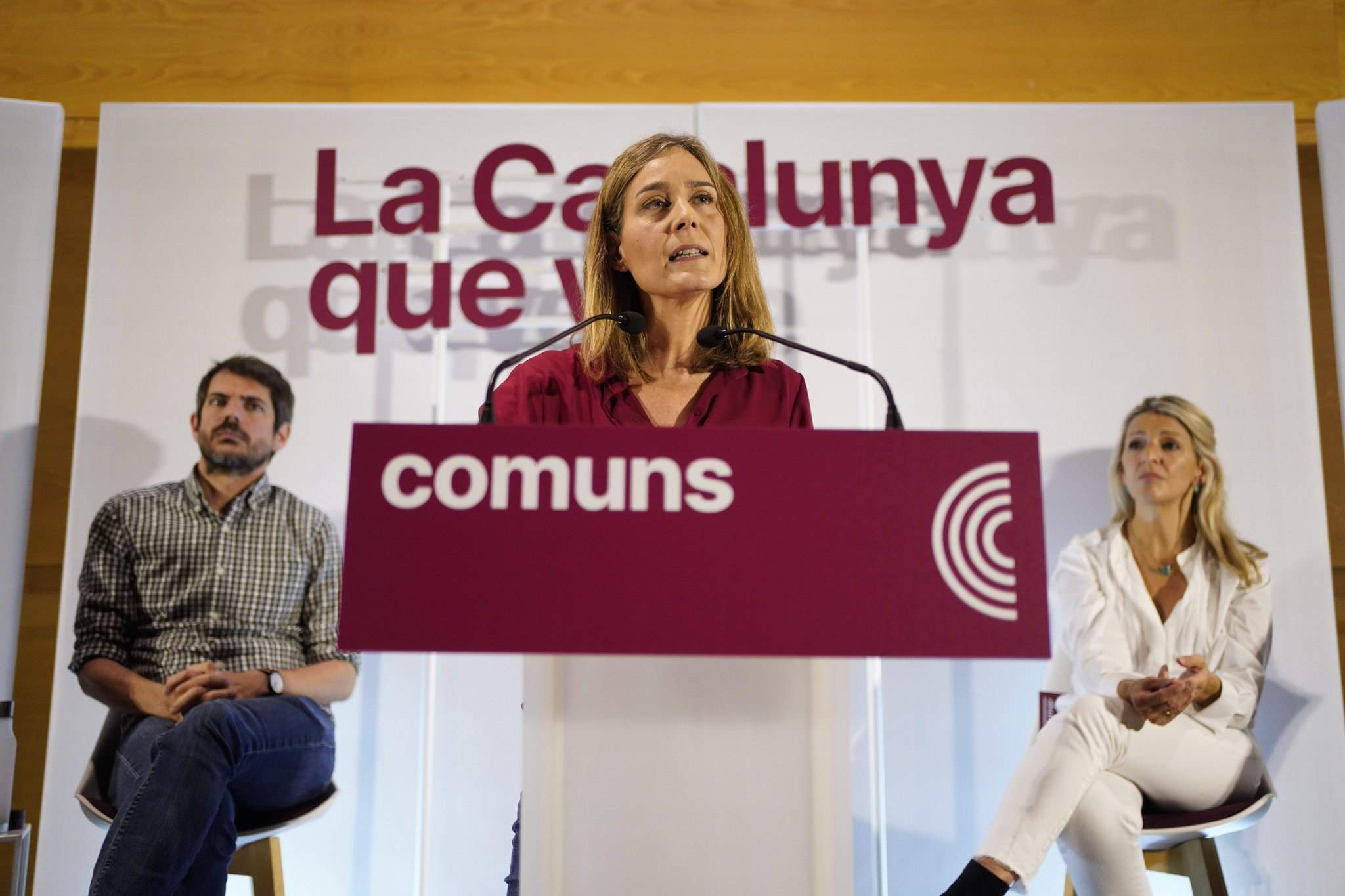 Els Comuns fan campanya contraposant-se al model d'Illa mentre ho fien tot a un tripartit amb PSC i ERC