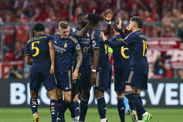 Celebración gol Bayern de Múnich Real Madrid  / Foto: EFE