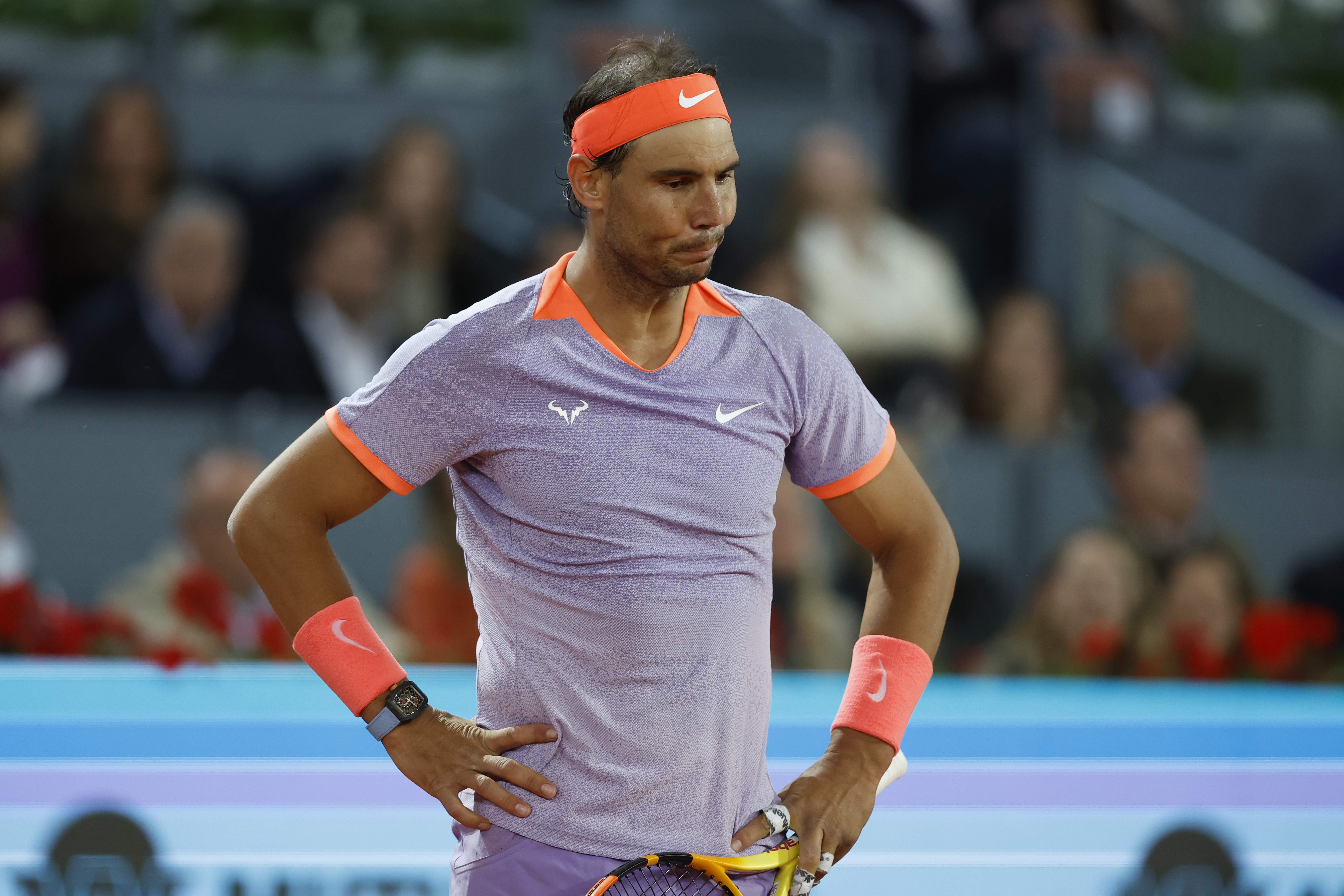 Rafa Nadal cau contra un demolidor Lehecka (5-7 i 4-6) i s'acomiada del Mutua Madrid Open