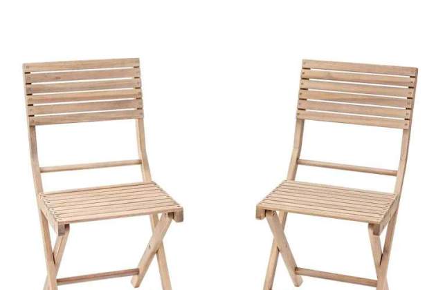 Pack 2 sillas de exterior de madera Solís NATERIAL 1 Pack 2 sillas de exterior de madera Solís NATERIAL 1