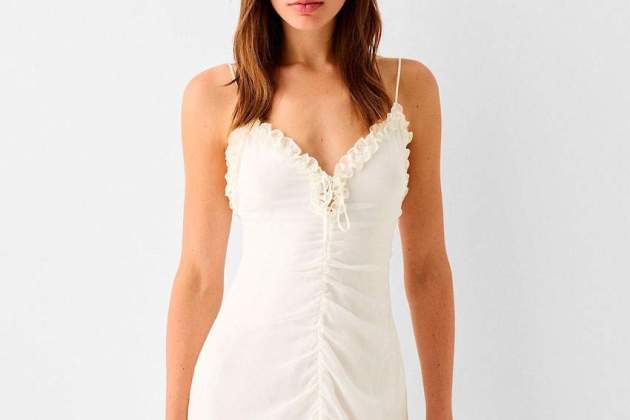 Vestido mini chifón