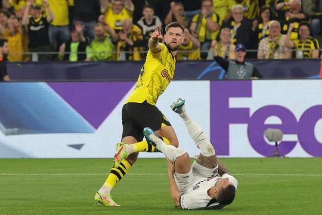 Niclas Füllkrug Borussia Dortmund PSG / Foto: EFE Niclas Füllkrug Borussia Dortmund PSG / Foto: EFE