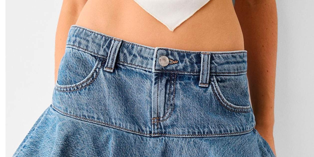 Aquesta faldilla pantaló texana amb volants de Bershka és tot el que necessites per dir hola a l'estiu