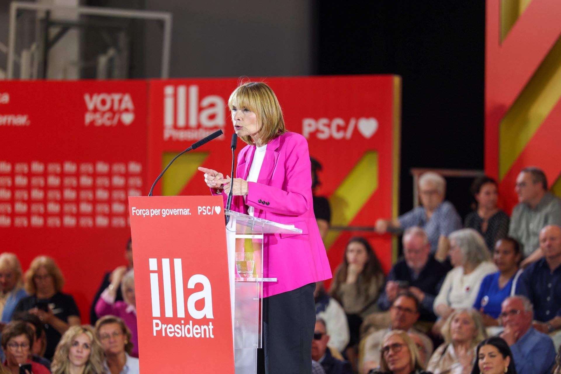 Lluisa Moret miting PSC Sant Boi / Montse Giralt