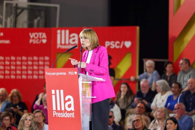 Lluisa Moret miting PSC Sant Boi / Montse Giralt