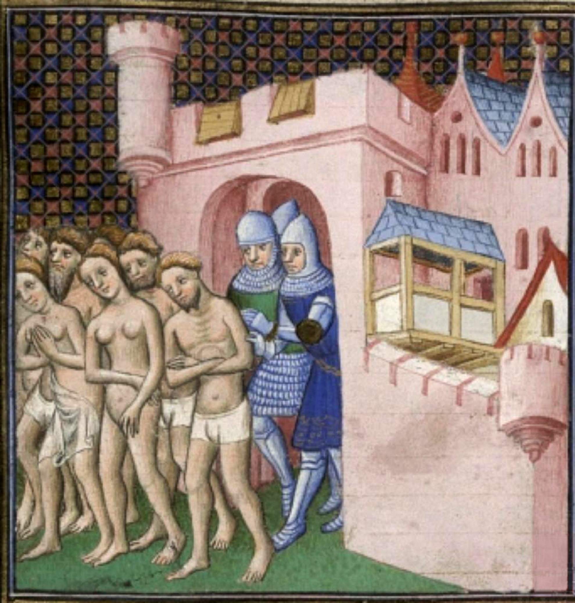 Los cruzados de Montfort masacran a la nobleza occitana mientras esperan a los catalanes