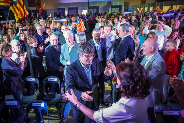 Carles Puigdemont Junts Argelers / Montse Giralt Carles Puigdemont Junts Argelers / Montse Giralt