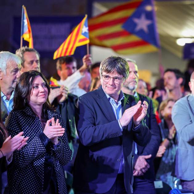 Carles Puigdemont Argelers acte central 4 de maig / Montse Giralt