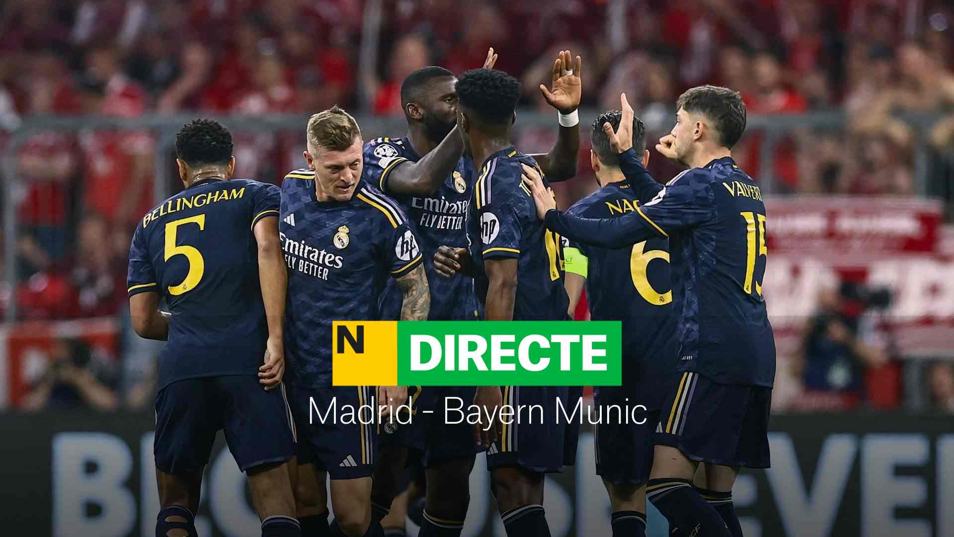 Reial Madrid - Bayern de la Champions League, DIRECTE | Resultat, resum i gols